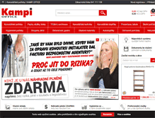 Tablet Screenshot of kampi.cz